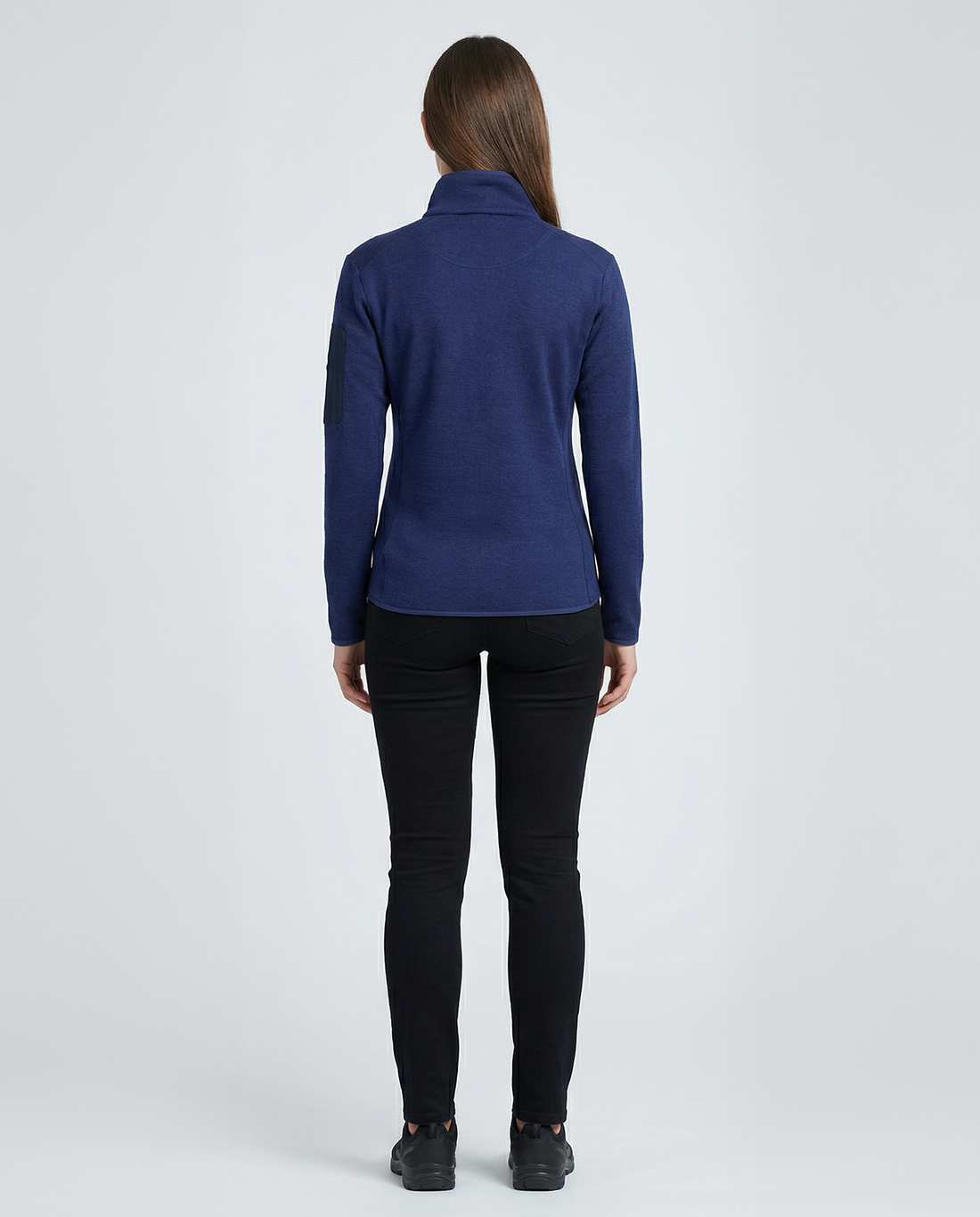 1/4 Zip Strickfleecepullover Helmi