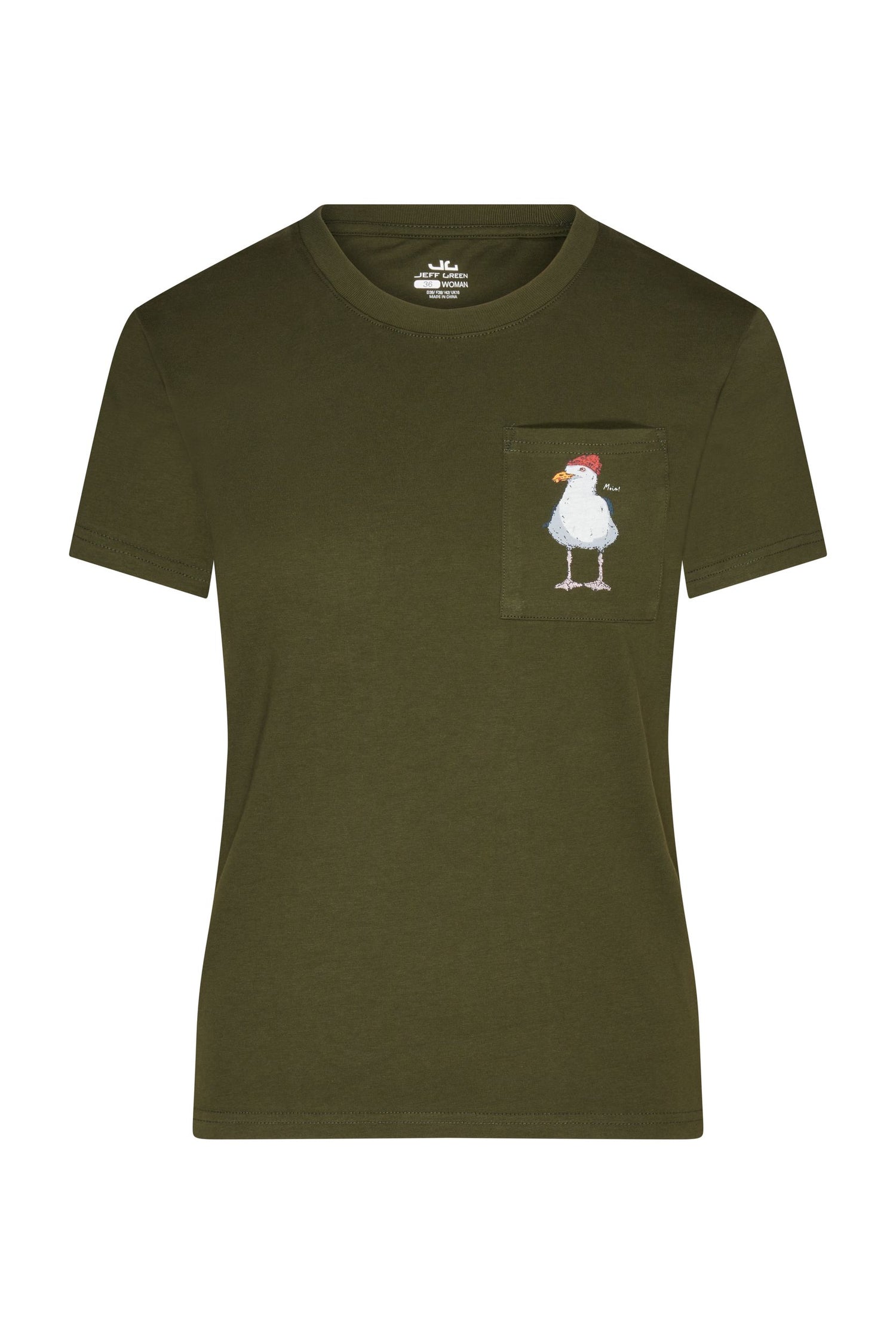 Baumwollshirt Salka - "Moin Möwe"