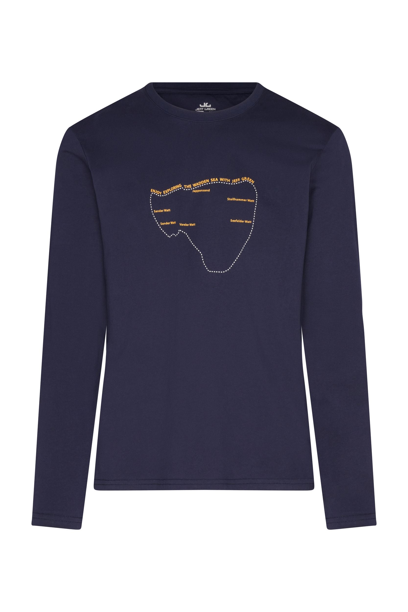 Baumwoll Langarmshirt Isak - "Jadebusen"