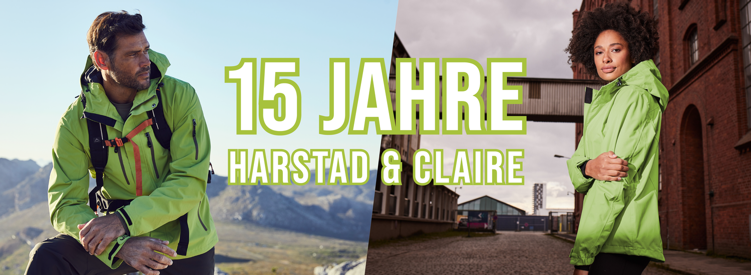 15 Jahre Funktionsjacken Harstad & Claire