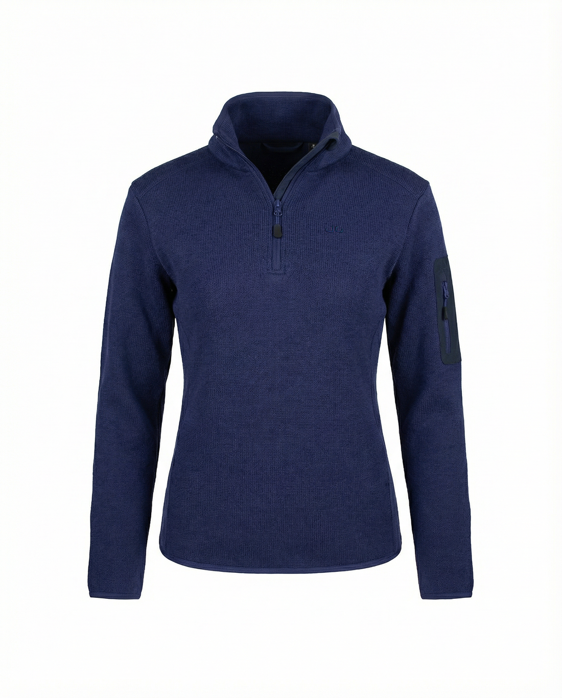 1/4 Zip Strickfleecepullover Helmi